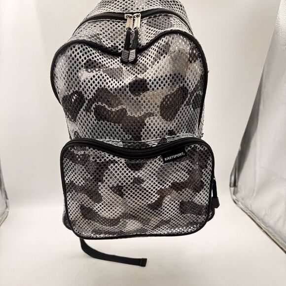 adidas and eastport lot of 2 backpacks Gray Black White - Picture 10 of 16